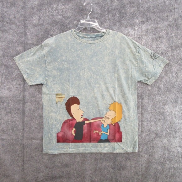 Beavis And Butt-Head Mens T-Shirt Size XXL Mike Judge Punch Short Sleeve Tee New - Picture 2 of 13
